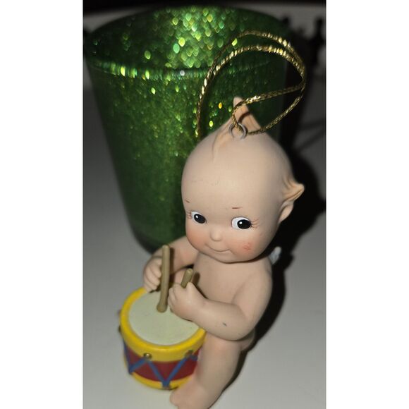 Danbury Mint Kewpie doll Christmas ornament- Little Drummer - Picture 1 of 5